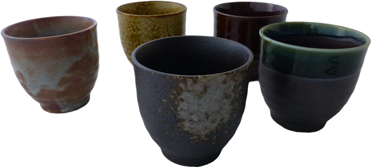 River Rock Tea Cup Set - Ceramic (750x592), Png Download