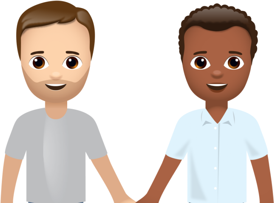Interracial Emoji Love Wins After Global Campaign By - Cartoon (1260x840), Png Download