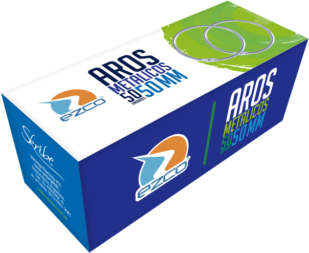 Aros Metalicos Ezco Para Carpetas 50 Mm X 50 Unid - Millimetre (722x600), Png Download