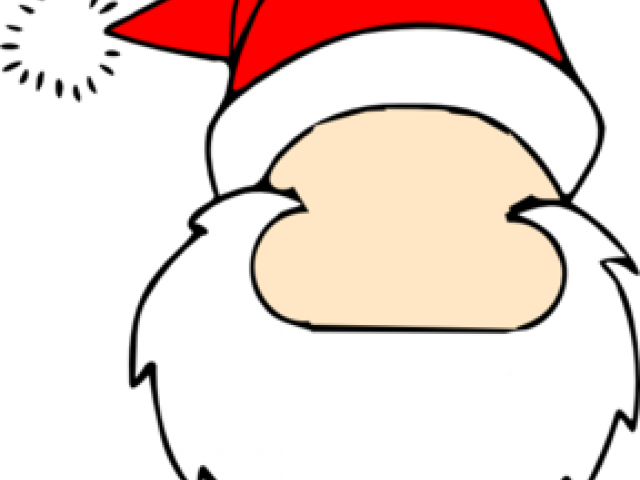 Blank Face Cliparts - Transparent Santa Beard Png (640x480), Png Download