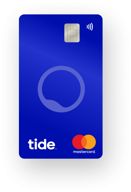 Tide Business Mastercard - Vertical Debit Card Design (481x691), Png Download
