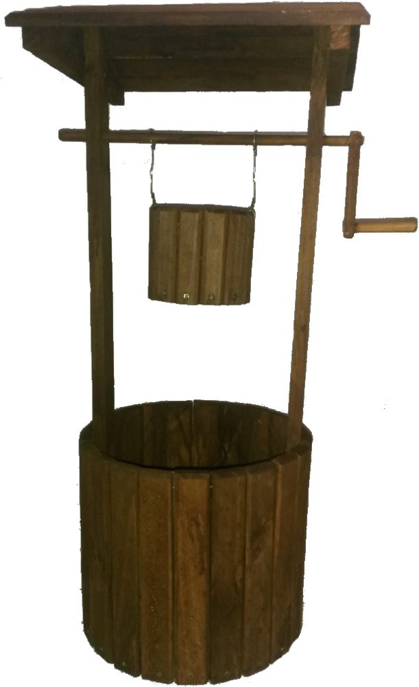 Adorable Wishing Well Planter - Chair (615x1024), Png Download