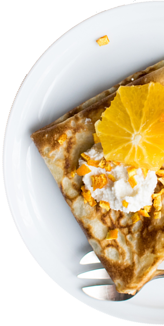 Discover - Crêpe (629x1250), Png Download