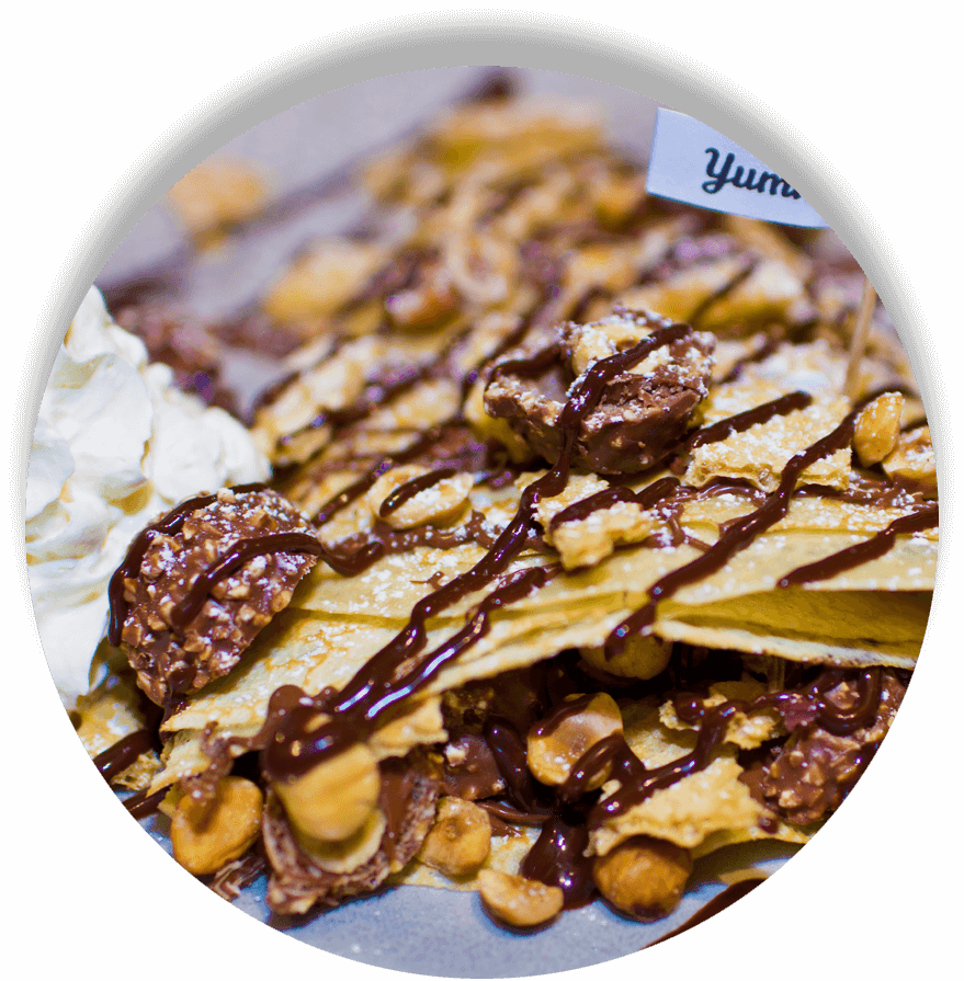 Golden Moments Crêpe - Dish (879x895), Png Download