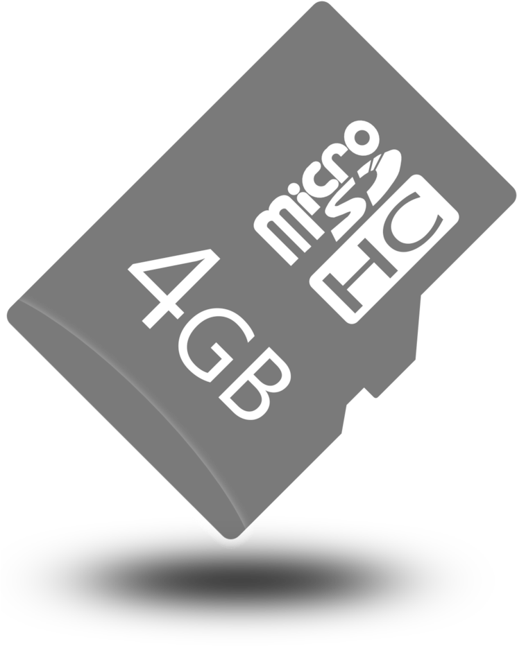 Clipart Black And White Library Sdspi Driver Thecore - Memory Card Micro Sd 4gb (752x1063), Png Download