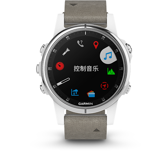 Fenix 5s Plus - Garmin Fenix 5s Plus Sapphire (600x600), Png Download