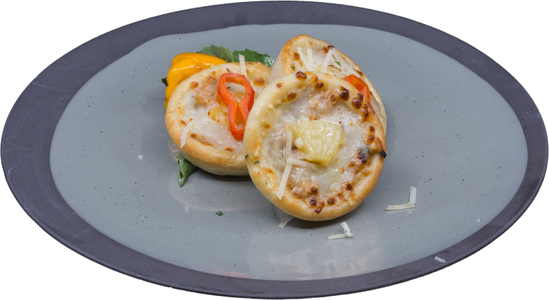 Bbq Chicken & Pineapple - English Muffin (801x437), Png Download