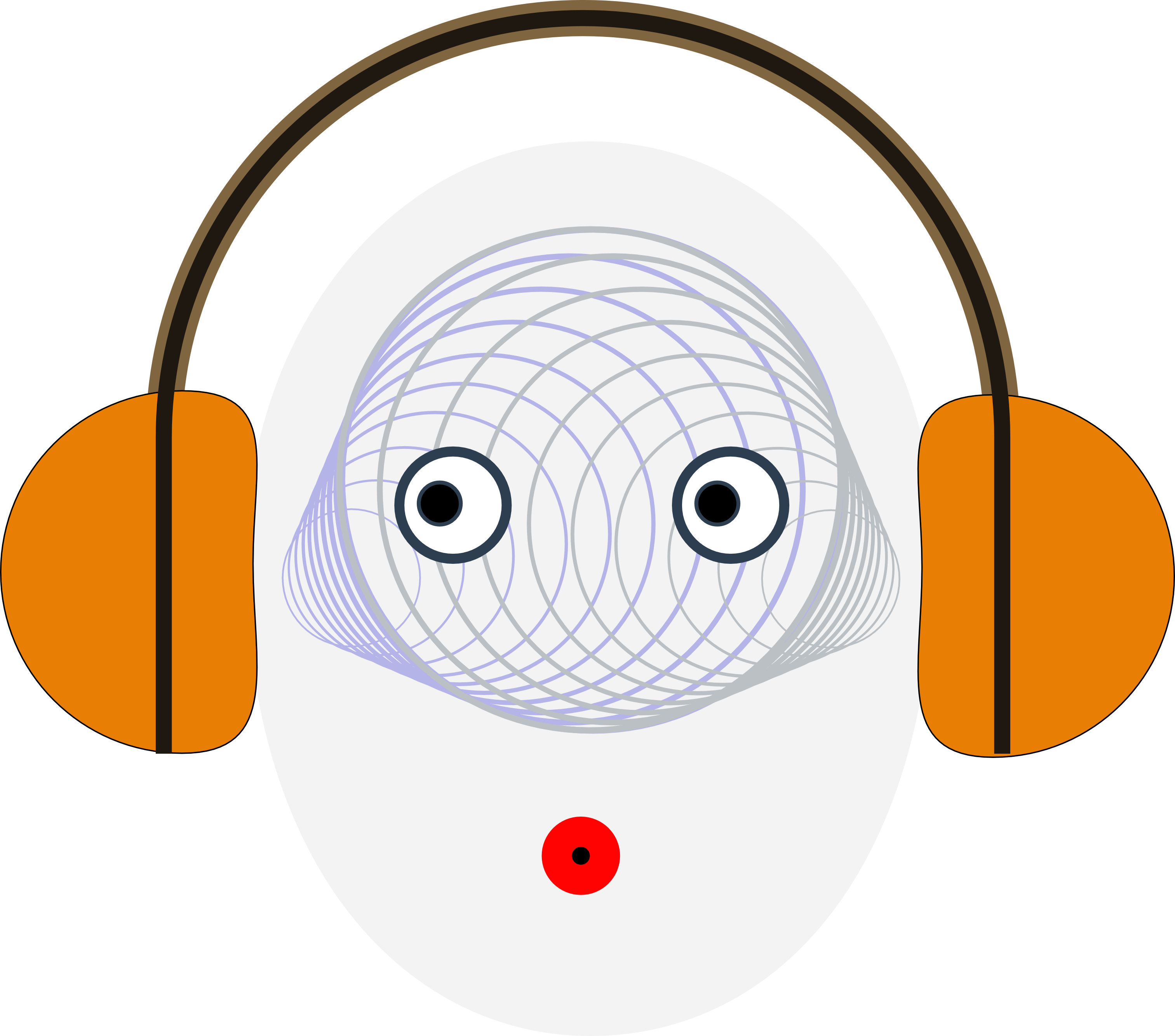 Headphones Clipart Rainbow - Binaural Beats Gif (3025x2668), Png Download