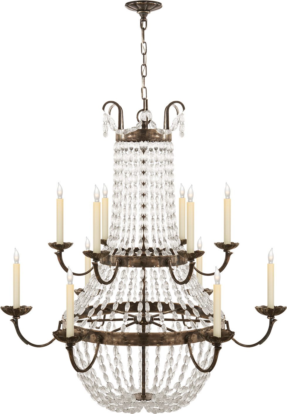 Paris Flea Market Grande Chandelier - Visual Comfort Paris Flea Market Chandelier E.f. Chapman (1440x1440), Png Download