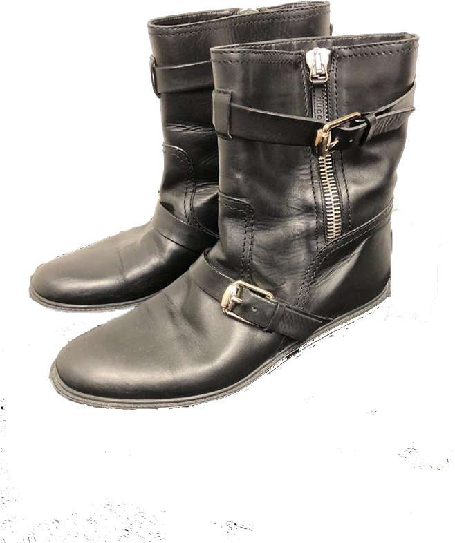 Gucci Combat Boots - Motorcycle Boot (720x960), Png Download