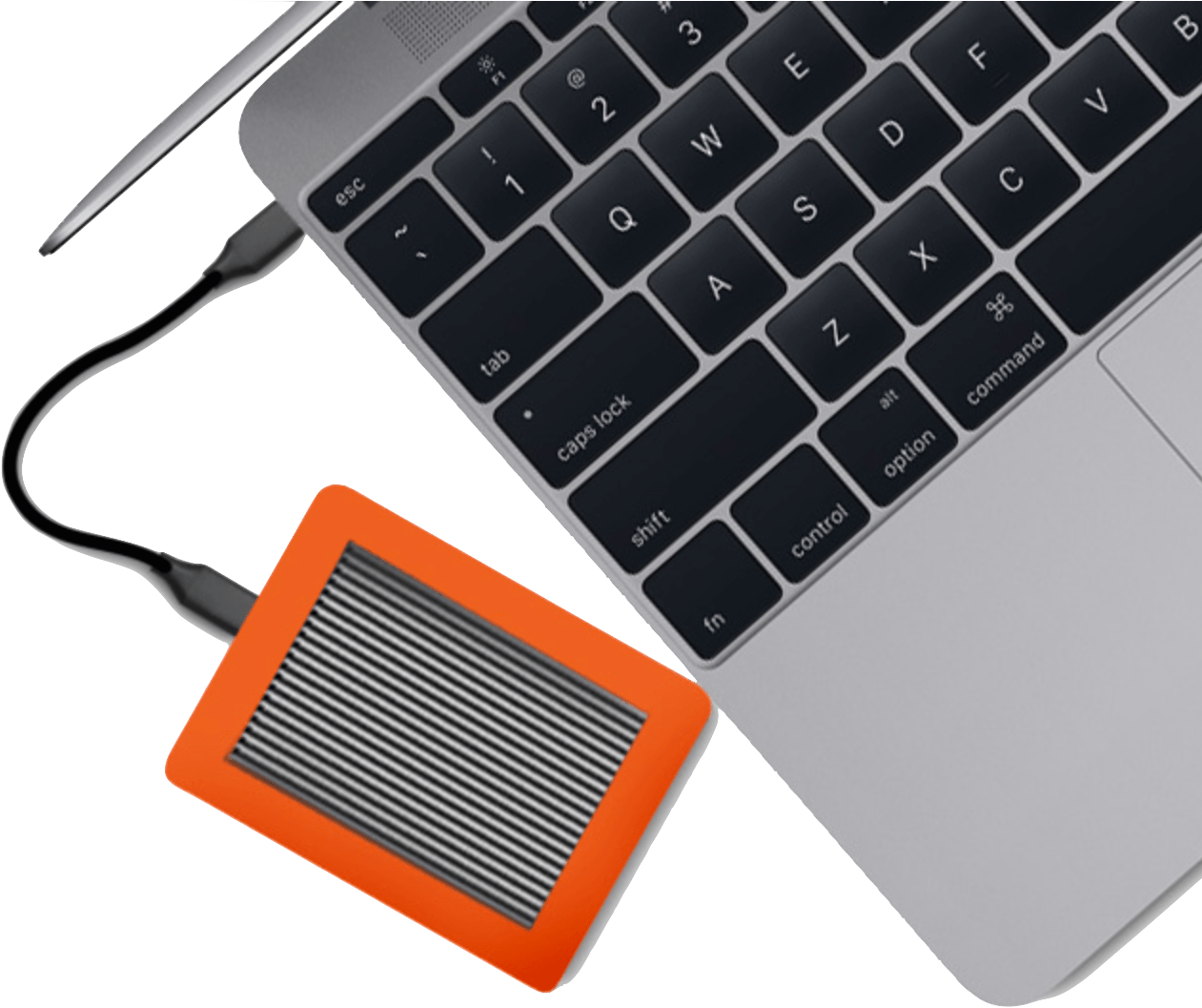 Caldigit Unveils Durable Usb C Tuff Drive For The 12 - External Hdd Usb C (1290x1086), Png Download