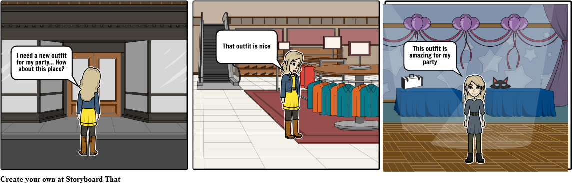 Party Outfit - Cartoon (1164x385), Png Download
