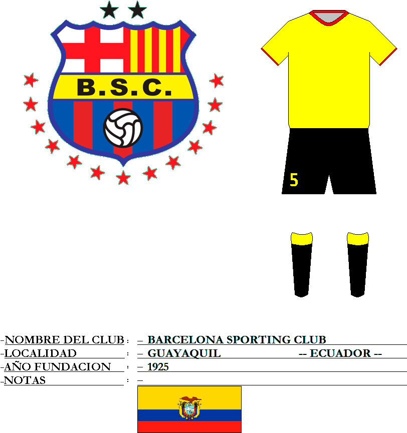 Barcelona Sporting Club (813x905), Png Download