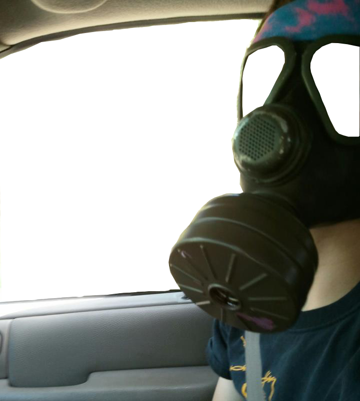 Png Can Have Transparencies - Gas Mask (718x800), Png Download