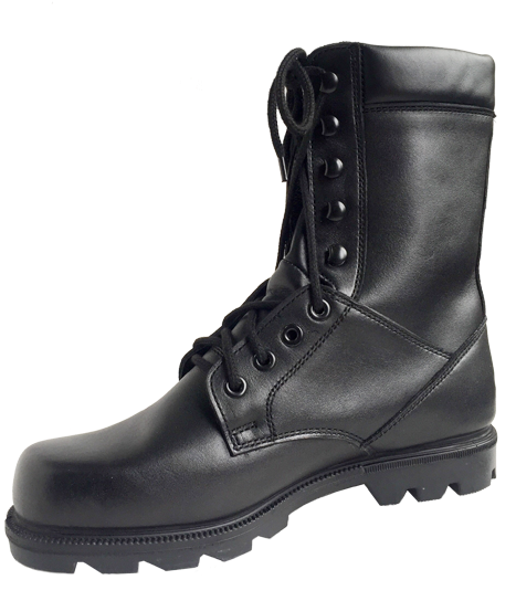 Military Combat Boots Side Zipper Goodyear Welt - Shoe (600x600), Png Download