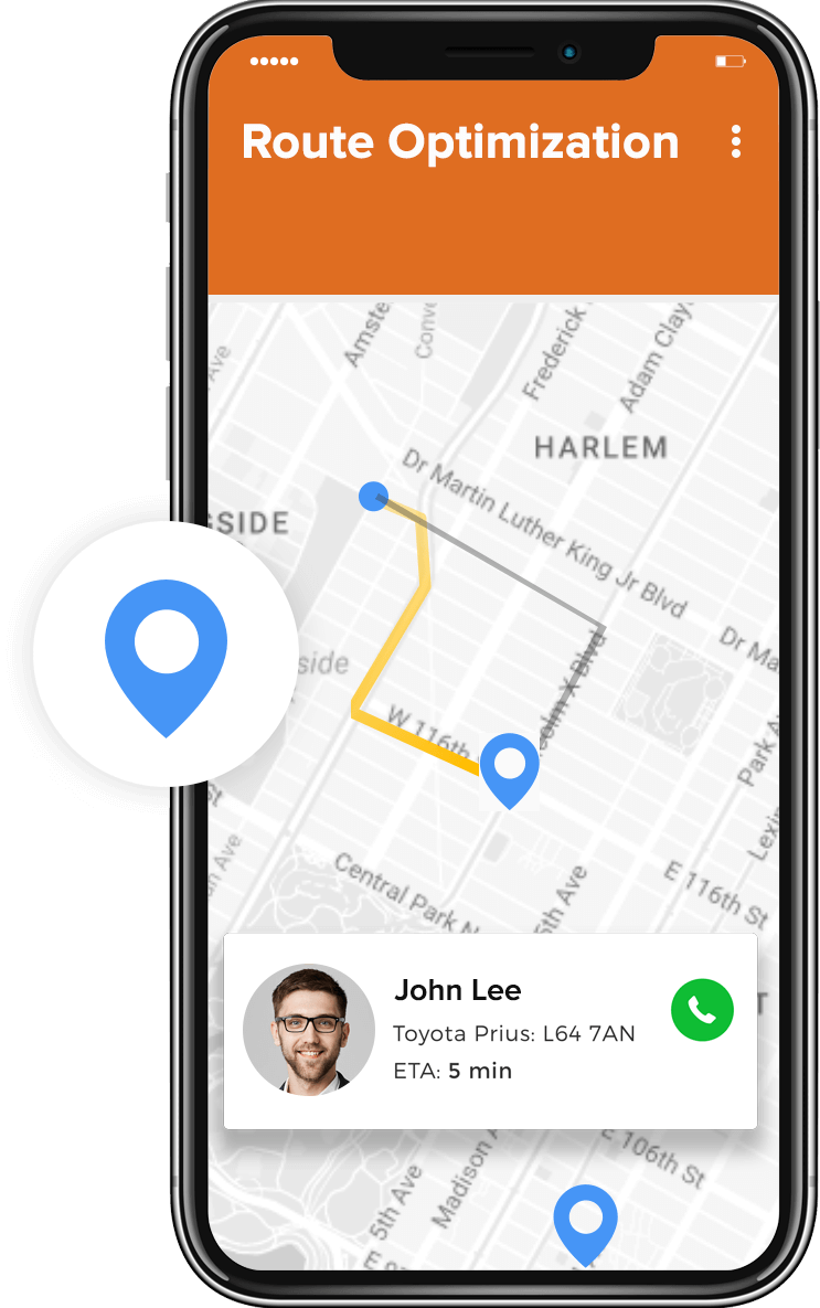 Mobile Workforce Dashboard - Iphone (743x1185), Png Download