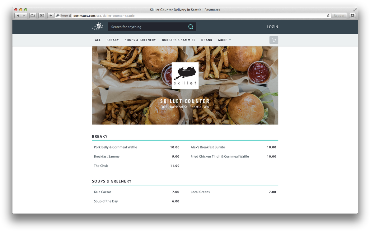 Postmates Phone Number - Postmates Restaurants App (1200x755), Png Download