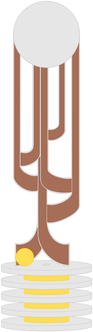 Cerh Continental Cup - Wood (300x1071), Png Download