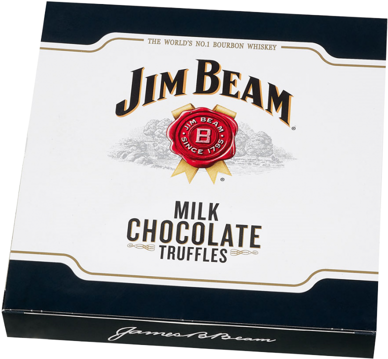 Jim Beam Milk Chocolate Truffles Image - Jim Beam (900x813), Png Download