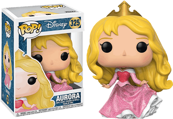 Aurora Disney Princess Glitter Pop Vinyl Figure - Funko Aurora Glitter (600x600), Png Download