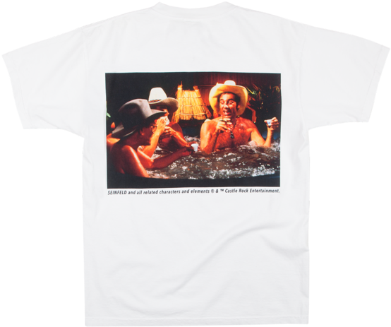 Seinfeld Hot Tub White Tee - Active Shirt (690x690), Png Download