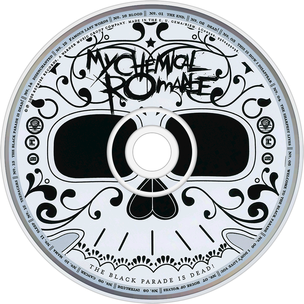 My Chemical Romance The Black Parade Is Dead Cd Disc - My Chemical Romance The Black (1000x1000), Png Download