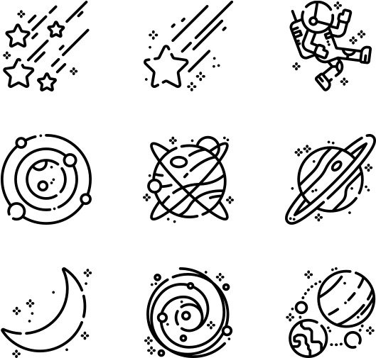 Space - Space Exploration Icon (600x564), Png Download