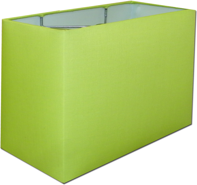 Fresh Green Rectangle Lampshade Idea - Green Rectangular Lamp Shade (650x650), Png Download