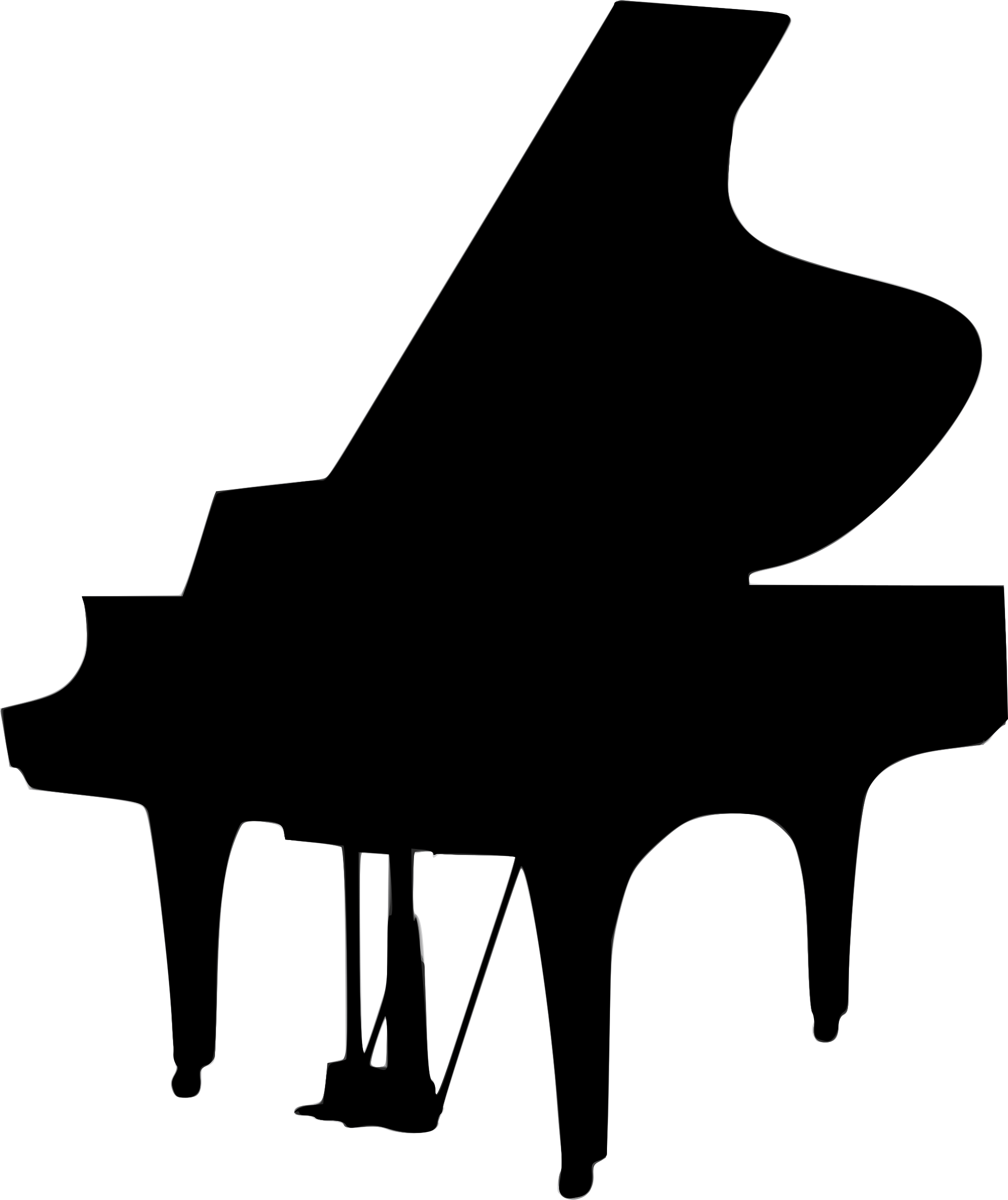 This Free Icons Png Design Of Silhouette Musique 06 (2016x2400), Png Download