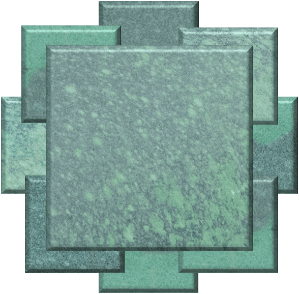 Ludowici Field Green Roof Tile Color - Floor (588x578), Png Download