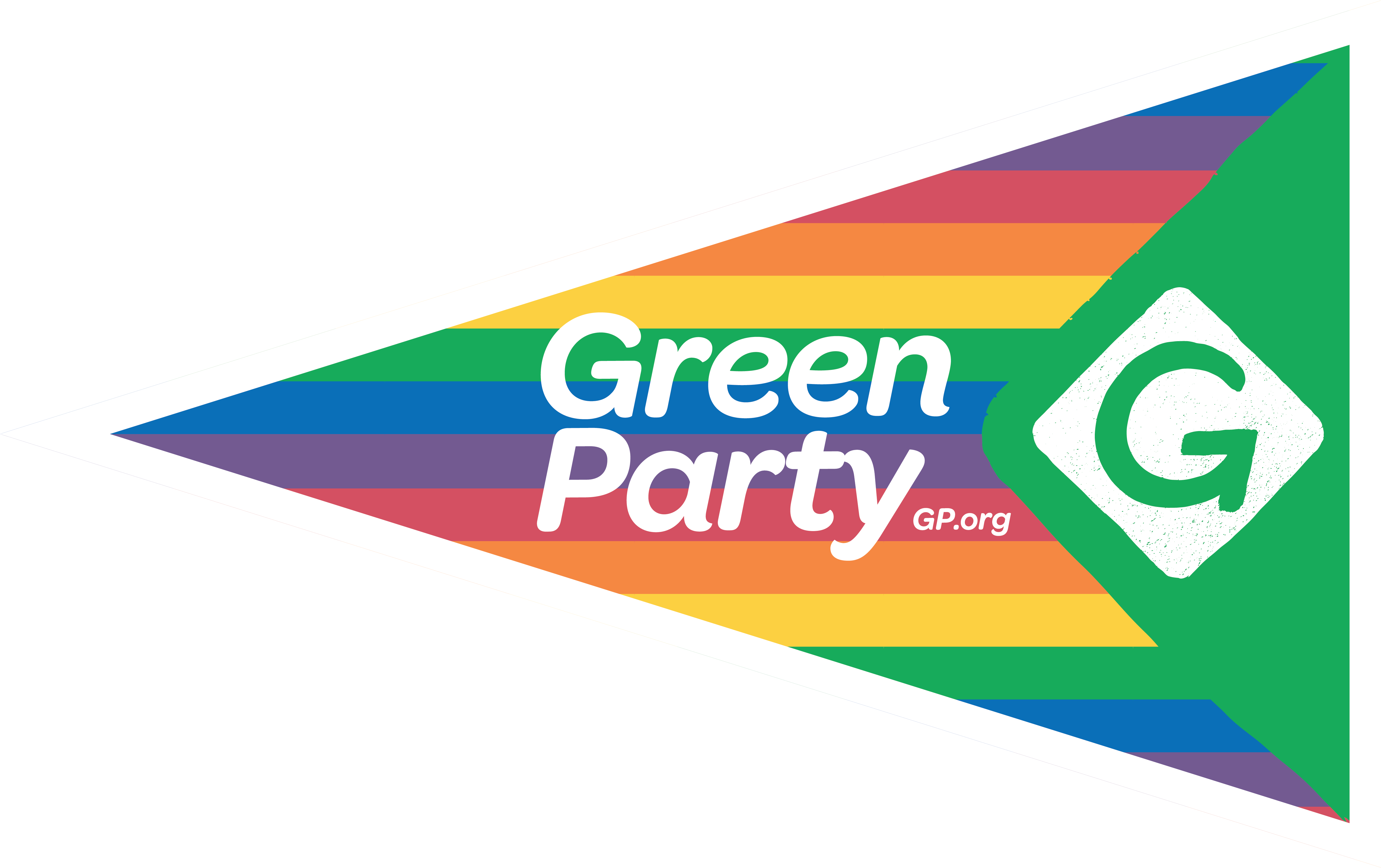 Gpus Pennant Votegreeen 3b - Graphic Design (5250x3300), Png Download