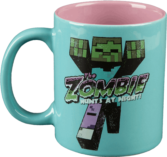 The Zombie Hunts At Night Mug - Mug (600x600), Png Download