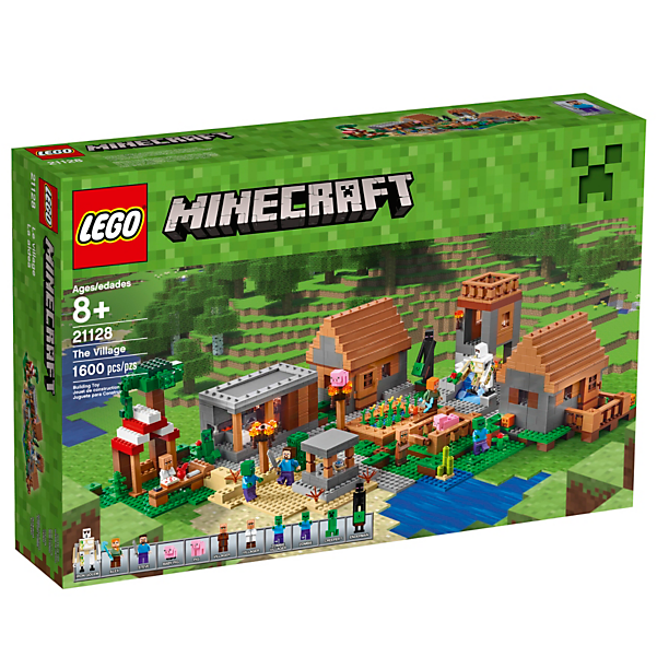 Enjoy Endless Adventures At The Busy Minecraft™ Village - Lego Minecraft The Village (800x600), Png Download