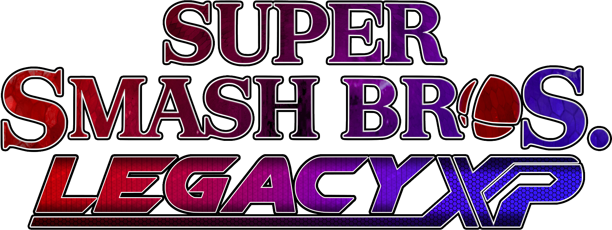 [ Img] - Super Smash Bros Legacy Xp Logo (2000x750), Png Download