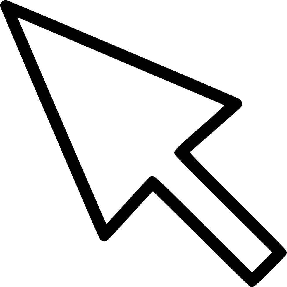 981 X 980 6 - Cursor Icon Png (981x980), Png Download