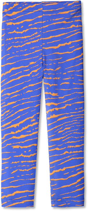 Leggins African Stripes Blue Orange 2 (800x800), Png Download
