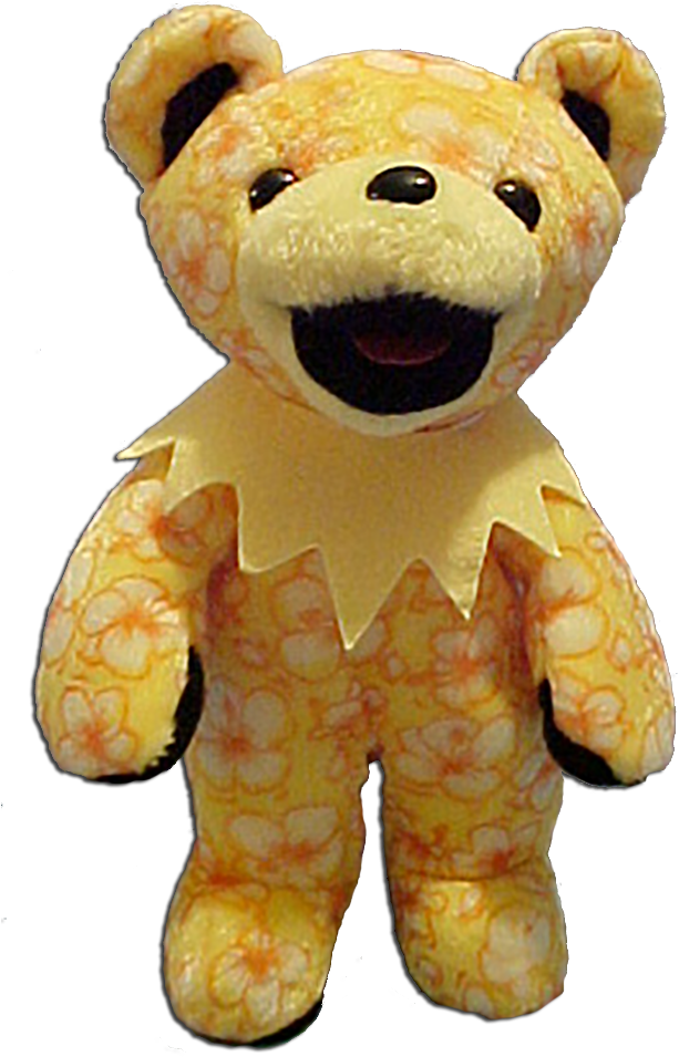 Grateful Dead Aloha Bean Bear - Teddy Bear (638x1000), Png Download