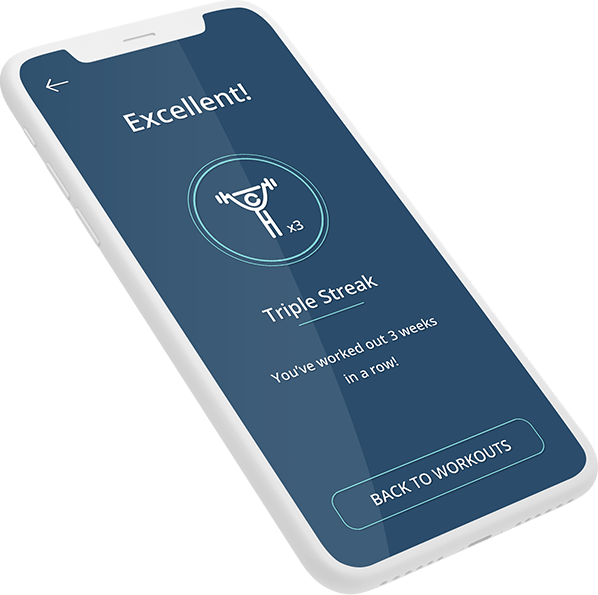 Badgeup Fitness App Earned Achievement Screen On Iphone - Samsung Galaxy (598x595), Png Download