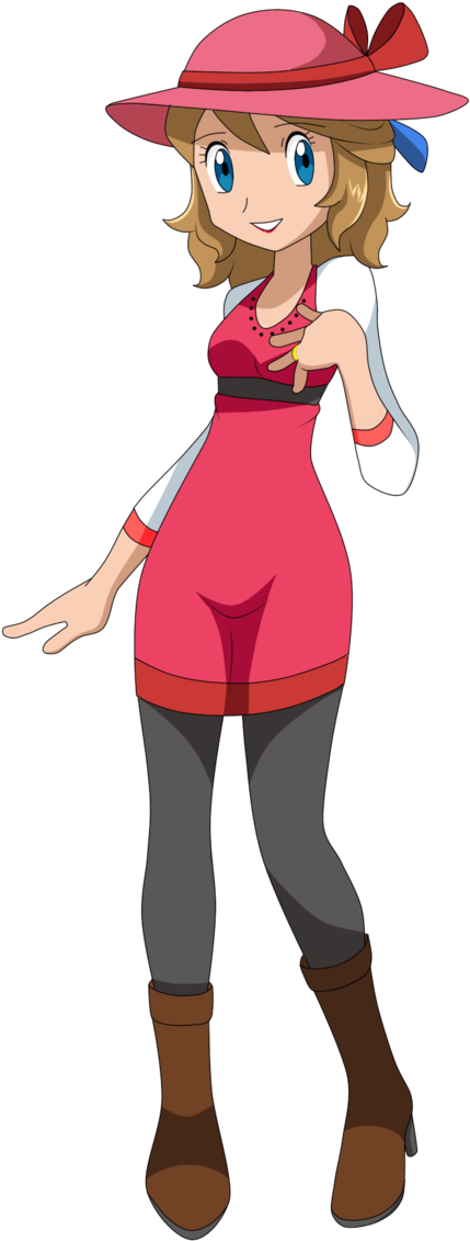 Pokemon Fan, Gundam, Anime Girls, Videogames, Sailor, - Pokemon Xyz Serena De Adulta (643x1243), Png Download