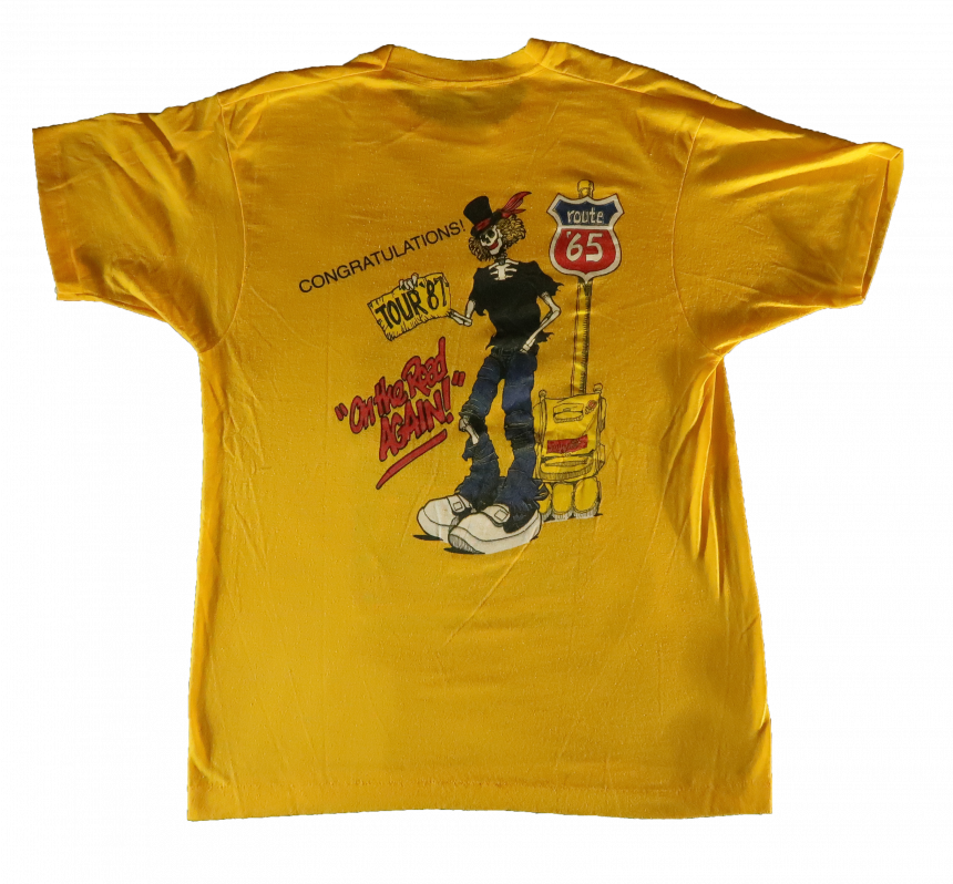 1987 Grateful Dead Congratulations Tour T Shirt Xl - Active Shirt (860x798), Png Download