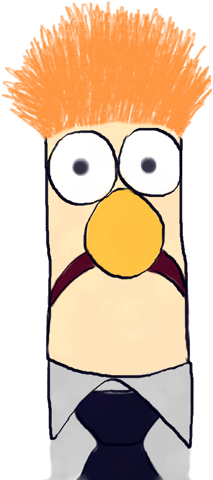 The Muppets Part - Cartoon (416x938), Png Download