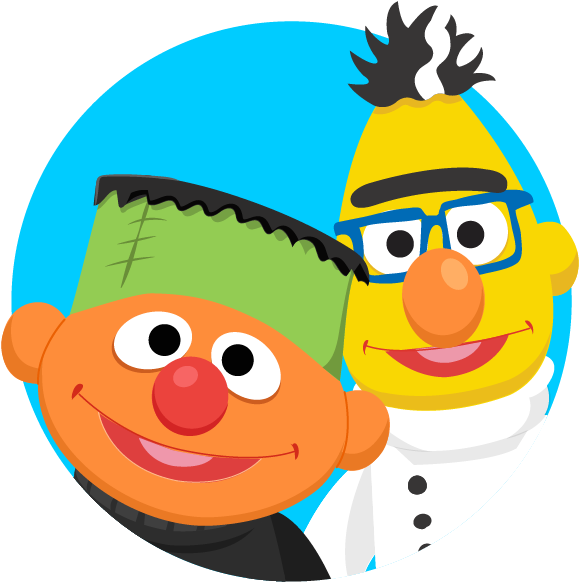 Sesame Street Clipart House - Ernie (800x601), Png Download