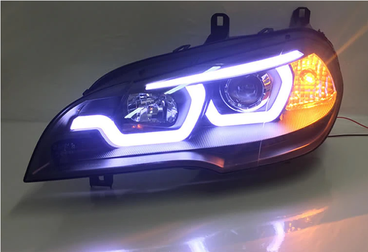 Custom Headlights Bmw X5 E70 Led Jy - Bmw X5 E70 Headlights (752x752), Png Download
