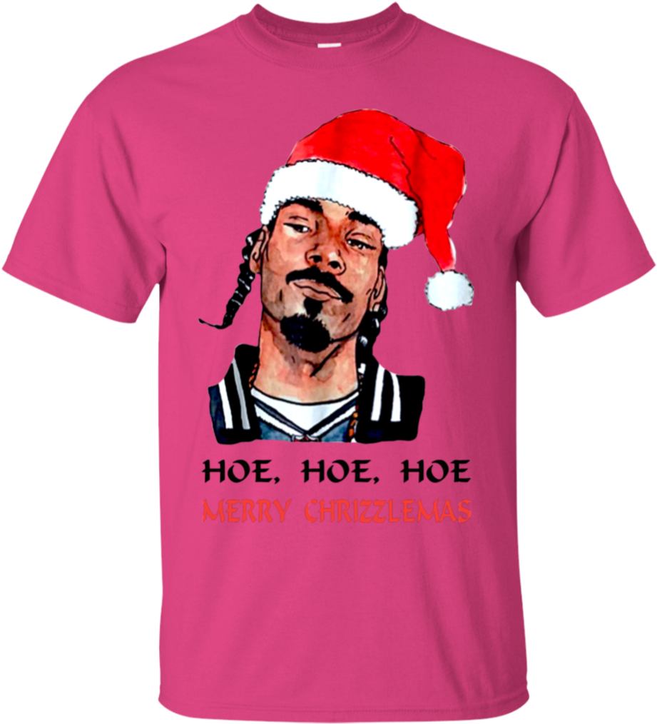 Snoop Dogg Hoe Hoe Hoe Merry Chrizzlemas Sweatshirt, - Shirt (1024x1024), Png Download