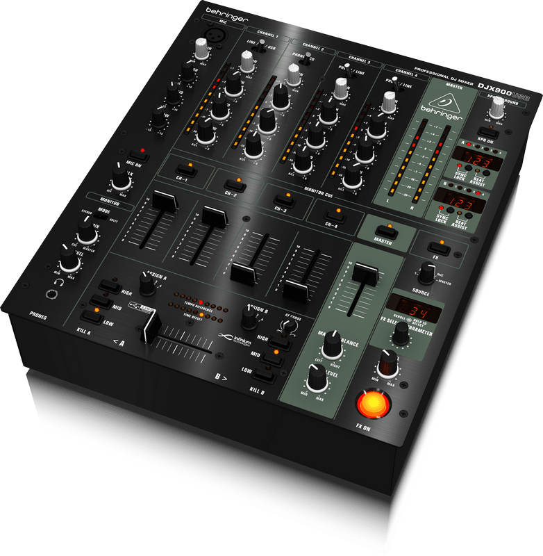 Behringer Djx900usb Professional 5-channel Usb Dj Mixer - Behringer Djx 750 (782x800), Png Download