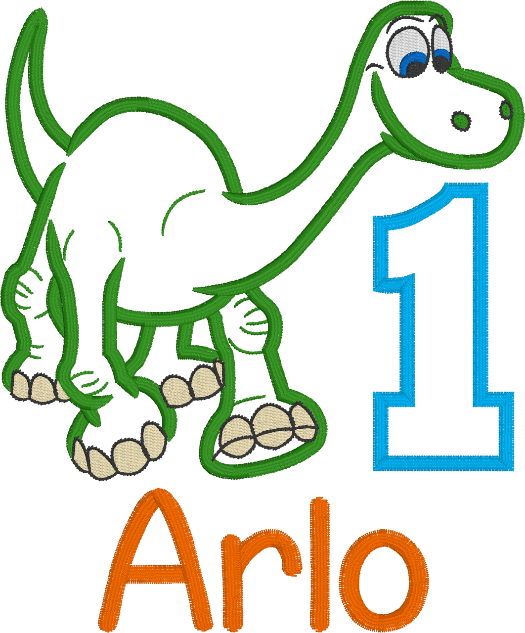 Categories - Good Dinosaur Embroidery Design (1062x1280), Png Download