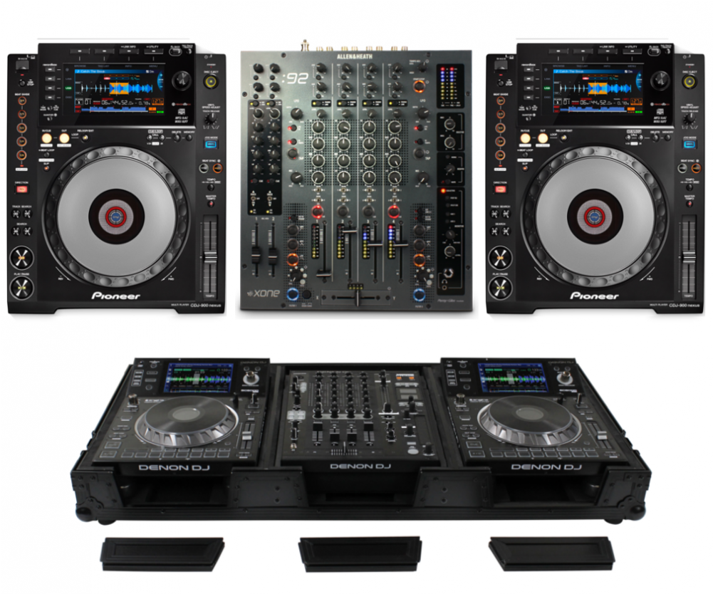 Pioneer Cdj-900 Nxs Xone - Allen & Heath Xone 92 Cdj (1000x1194), Png Download