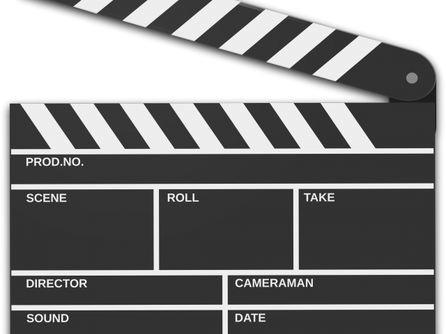 Clapperboard Png Transparent Images - Movie Scene Marker Png (640x480), Png Download