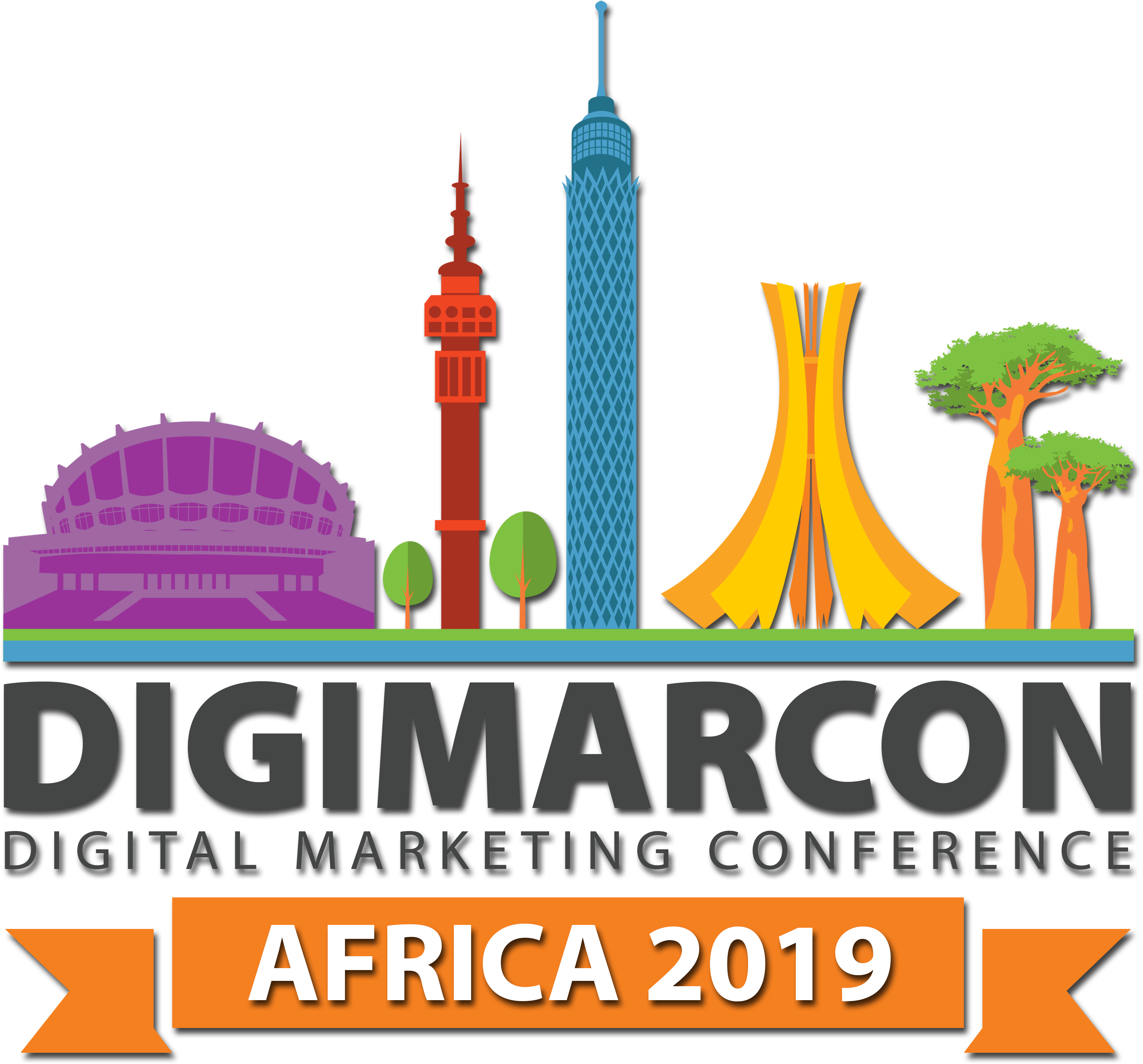 Digimarcon Africa 2019 - Tower (3900x3500), Png Download