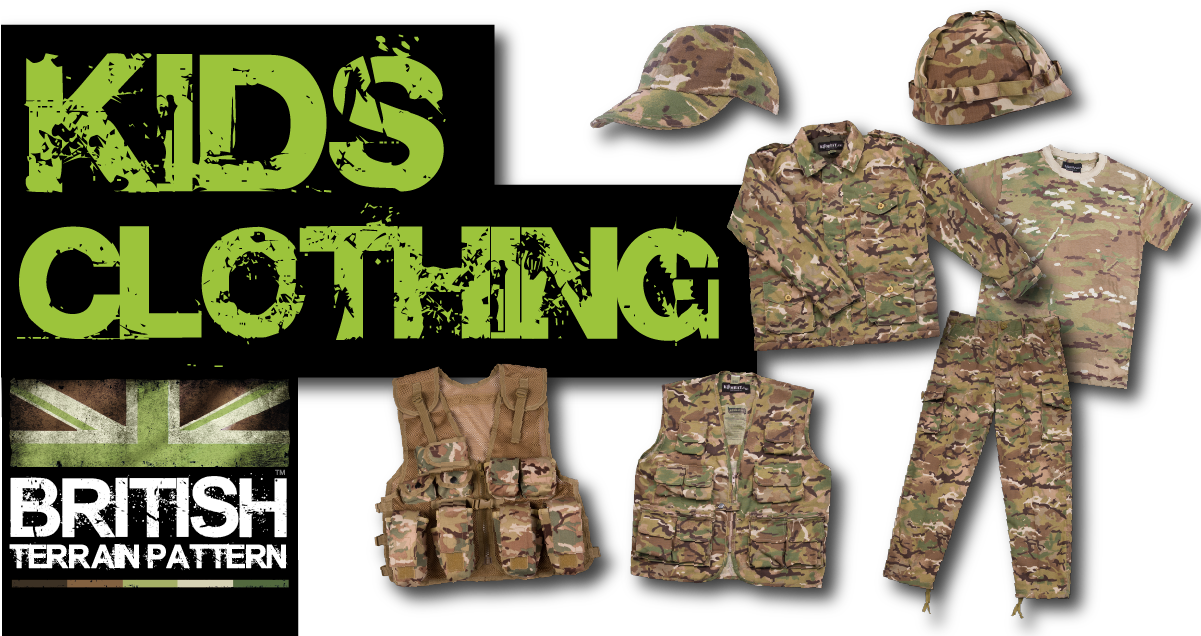 Previous Slide◁ Next Slide▷︎ - Military Clothes For Kids (1200x650), Png Download